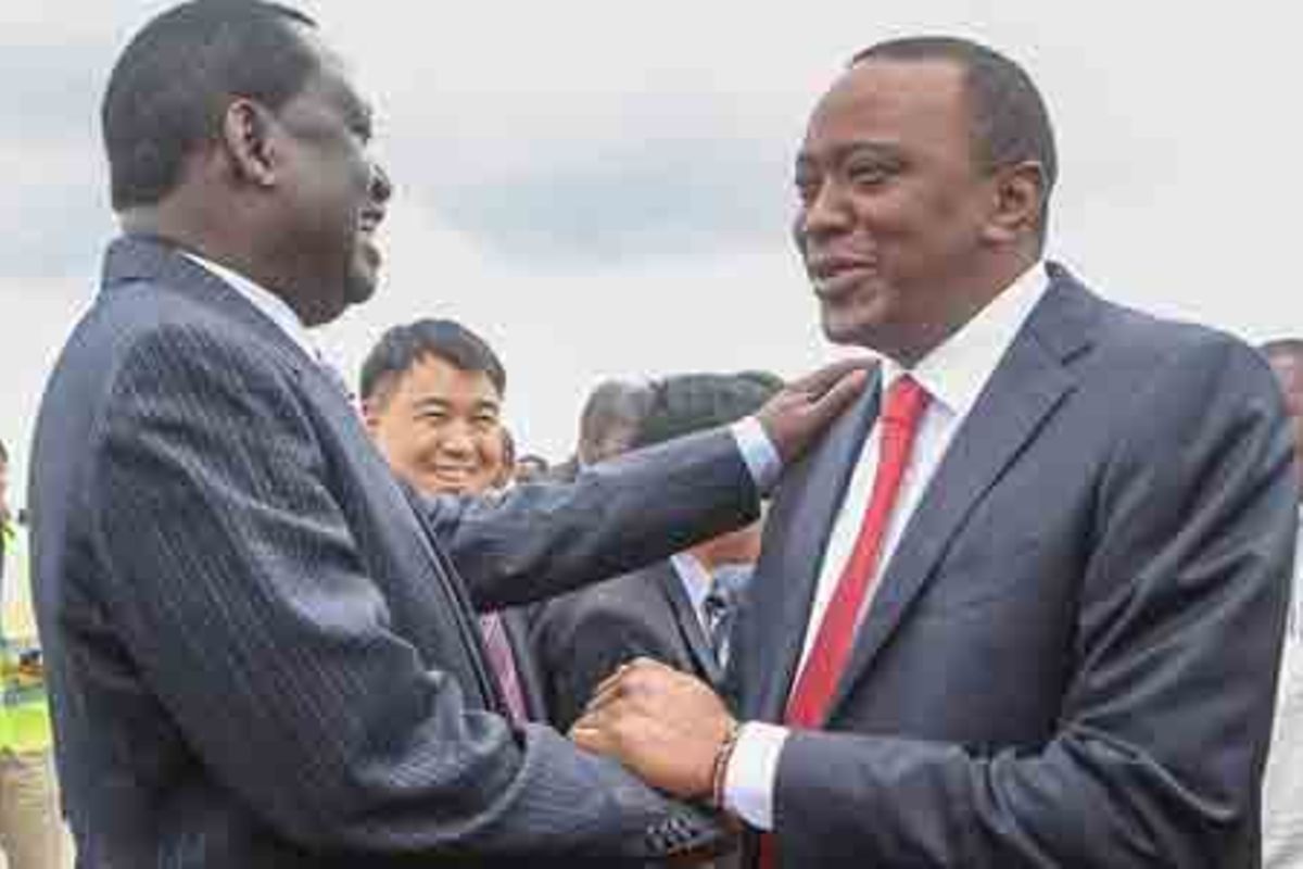 Uhuru Raila Uhuru, Raila in pledge to accept fresh poll results | The Citizen