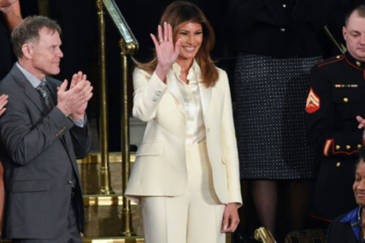 Melania braves public eye after Trump cheating claim | The Citizen