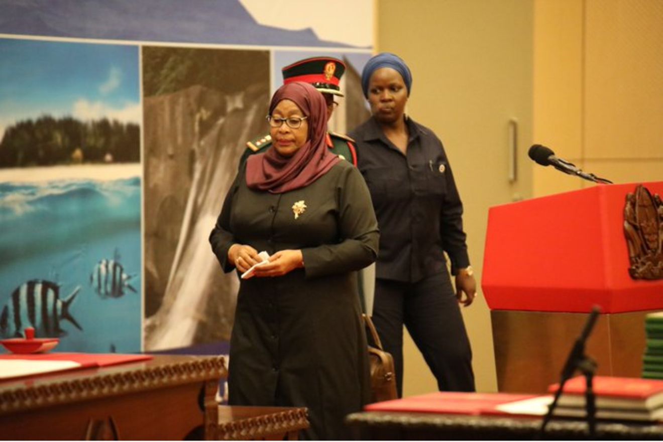 President Samia Suluhu swearsin Permanent Secretaries The Citizen