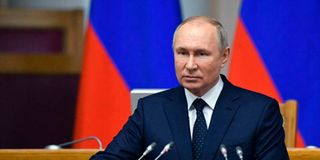 Russian President Vladimir Putin