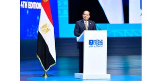 Egyptian leader Abdel Fattah al-Sisi 