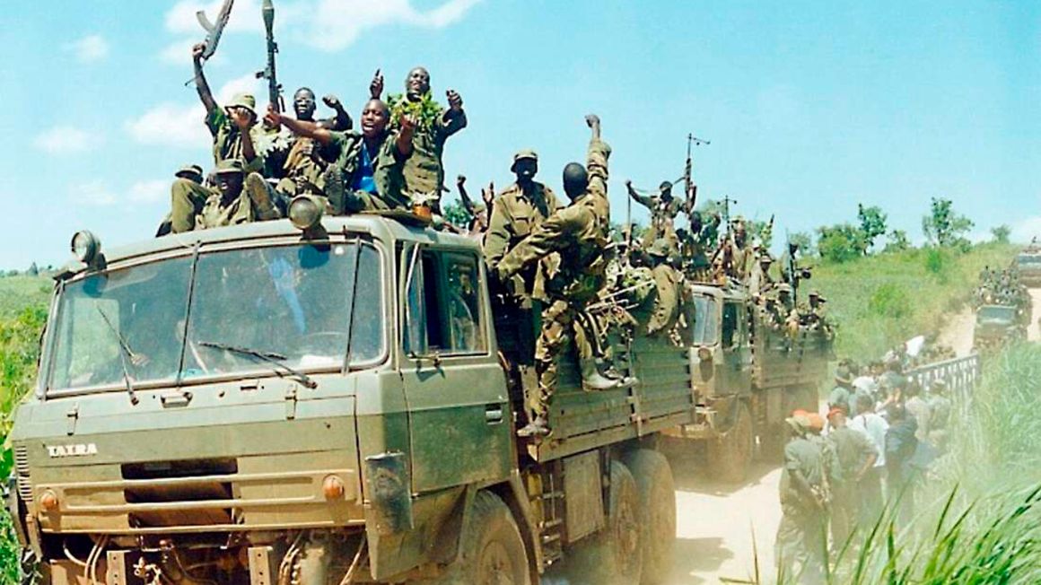 Uganda soldiers leaving DRC’s Ituri region in 2003