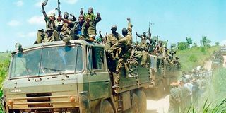 Uganda soldiers leaving DRC’s Ituri region in 2003