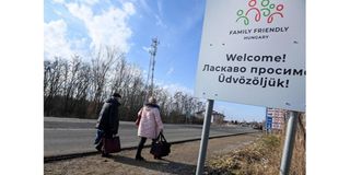 Hungarian-Ukrainian border crossing