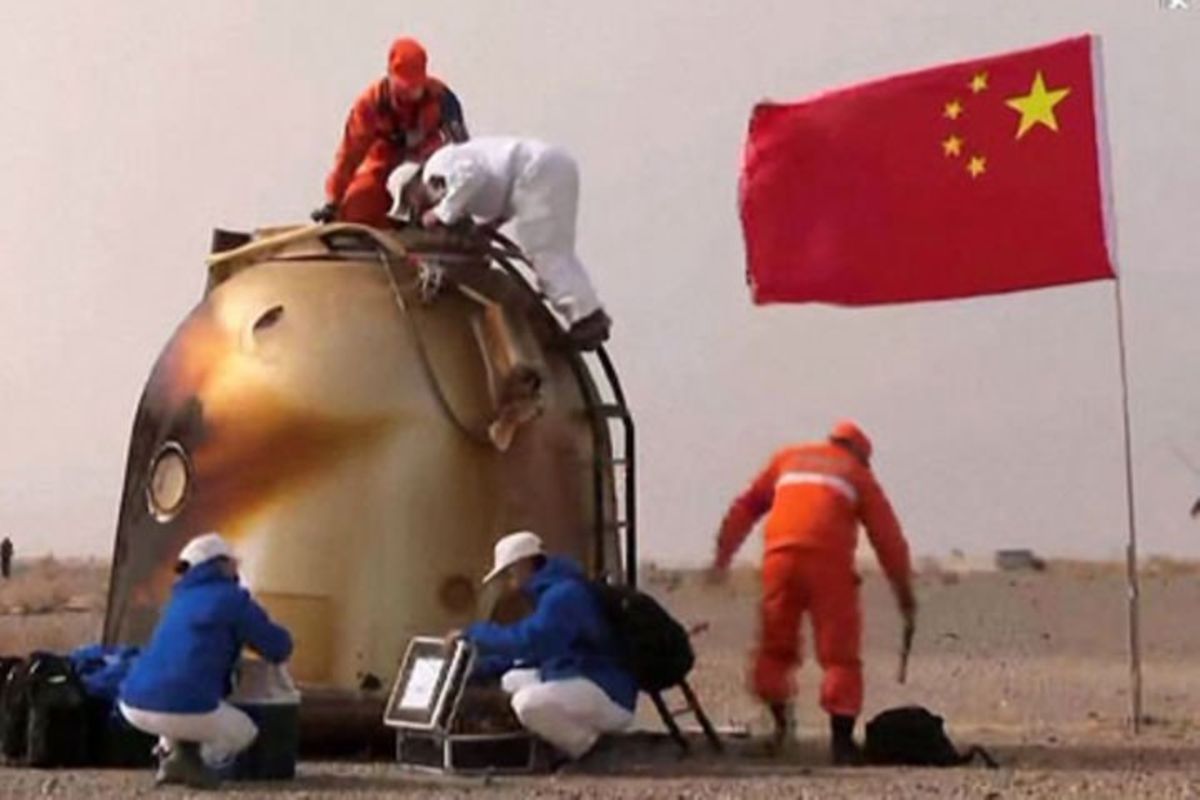 Three Chinese astronauts return to Earth after six months in space ...