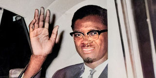 Congo's first prime minister Patrice Emery Lumumba
