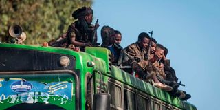 Ethiopian soldiers