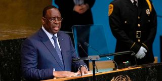 Senegal's President Macky Sall