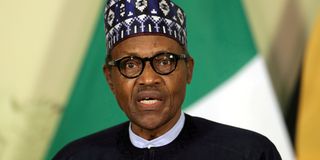 Nigerian president Muhammadu Buhari