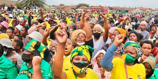 ANC SUPPORTERS 