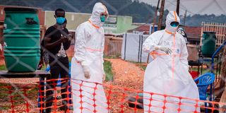 suspected Ebola Sudan patients in Mubende, Uganda