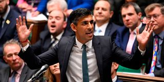 British Prime Minister Rishi Sunak 