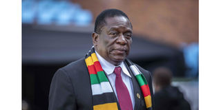 Zimbabwean President Emmerson Mnangagwa