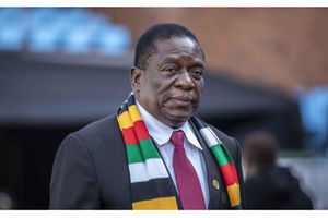 Zimbabwean President Emmerson Mnangagwa