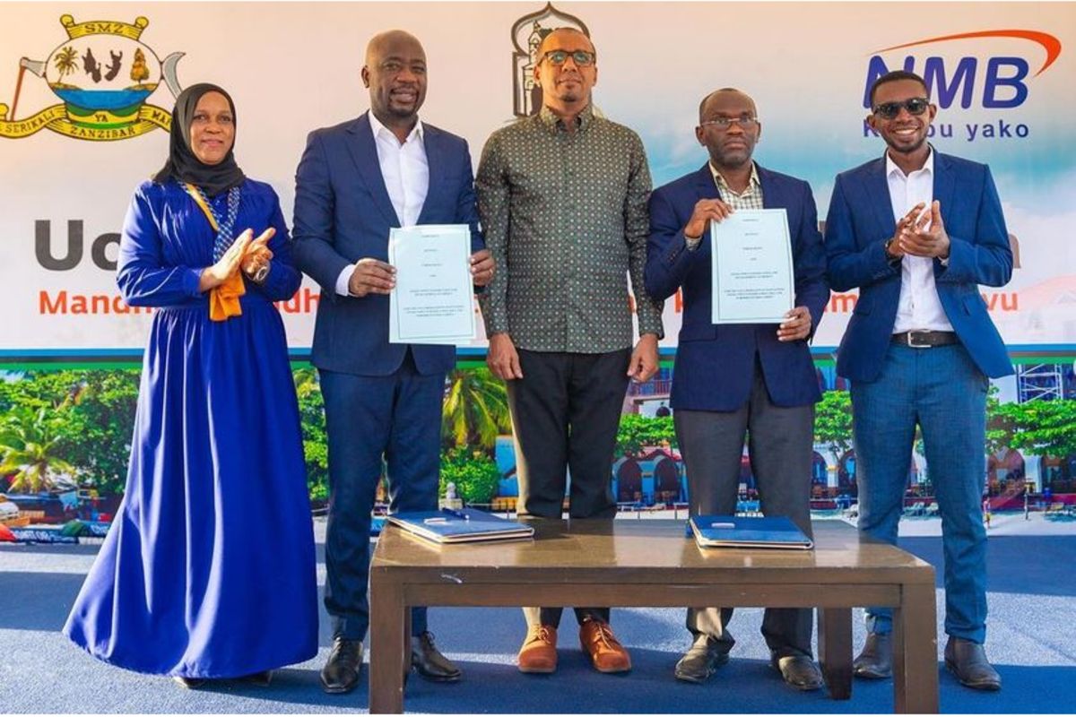 Zanzibar agency, NMB ink Forodhani park agreement