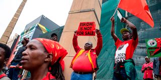 eskom protest