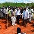 Interior Cabinet Secretary Kithure Kindiki is shown some of the mass graves by DCI Homicide Director Martin Nyuguto