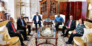 Cyril Ramaphosa and Mohamed Daglo 