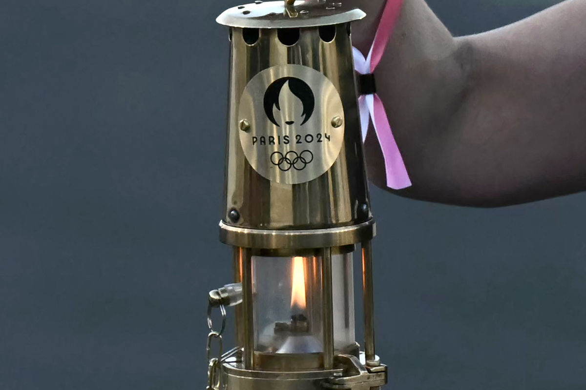 Olympic torch begins its voyage to France