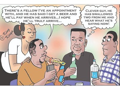 Act clever when you’re thirsty but have no cash!