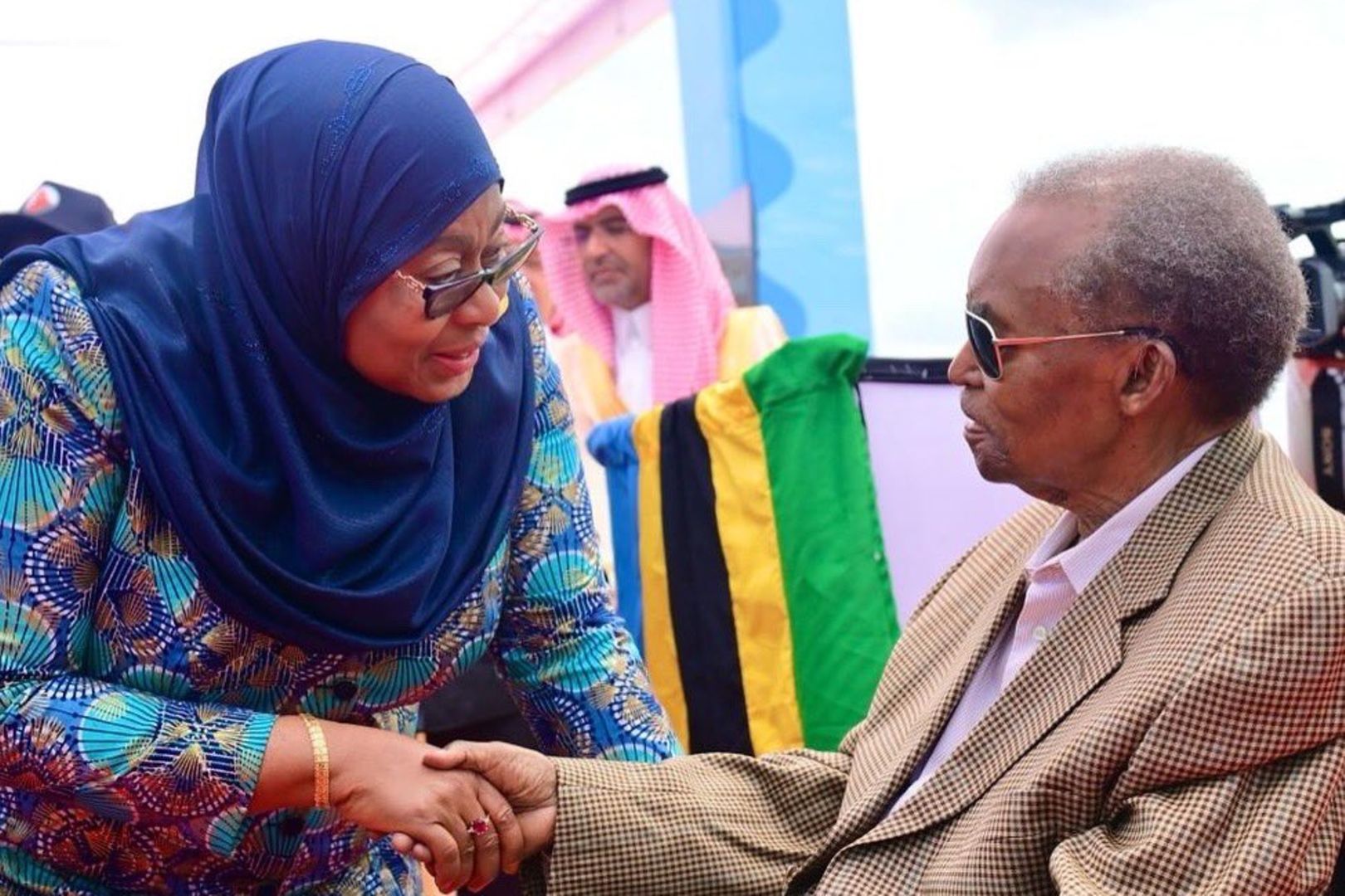Caught in the Moment: President Samia and Former Prime Minister Cleopa Msuya  | The Citizen