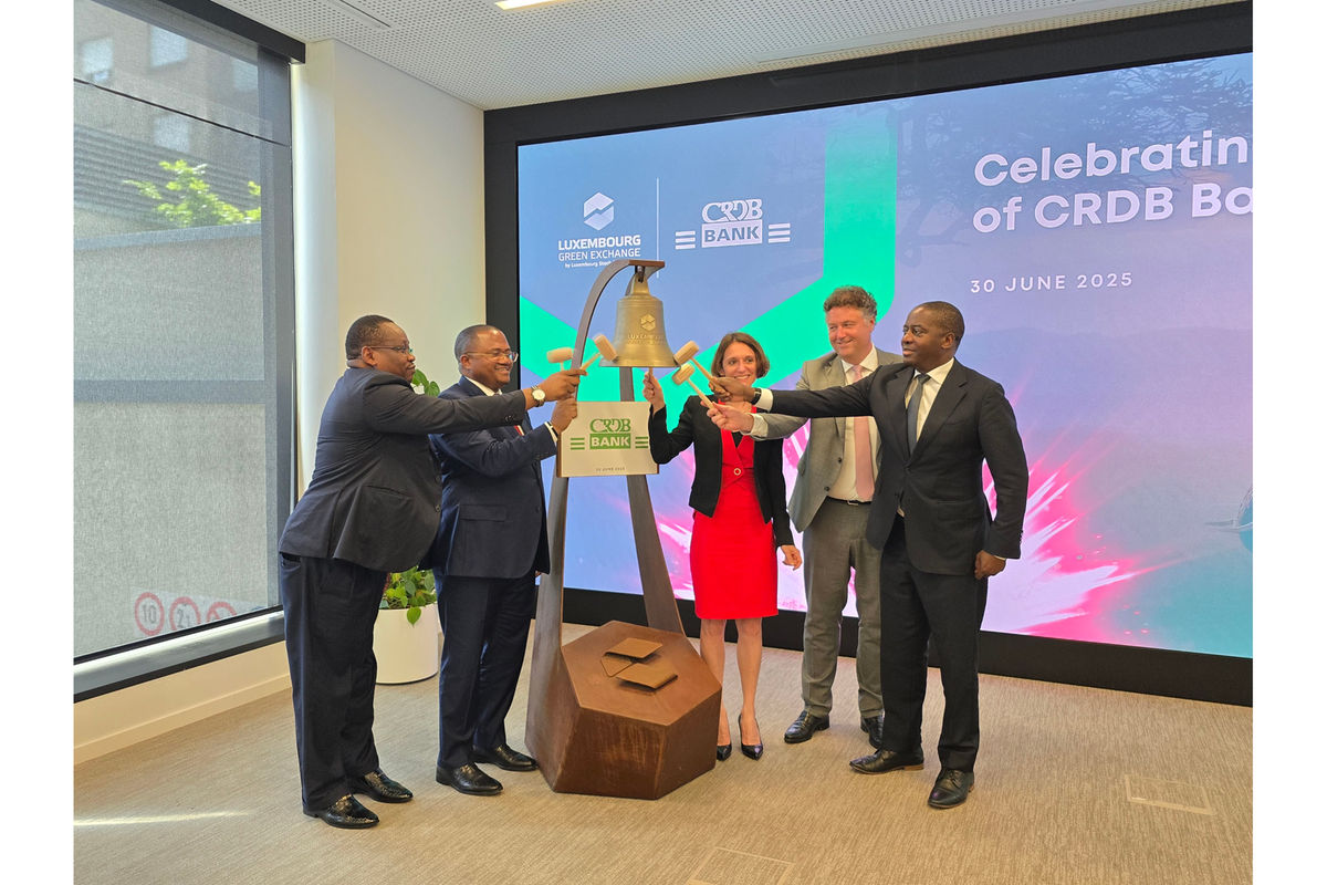Tanzania’s CRDB Kijani Bond listed on Luxembourg Stock Exchange