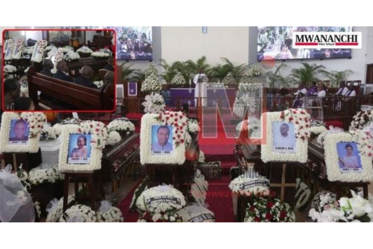 Five family members killed in road accident in Tanzania laid to rest