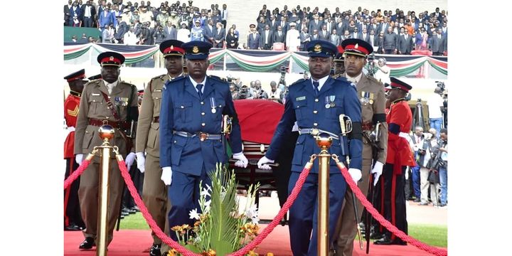 Mourning Raila Ruto leads thousands at Raila Odinga’s state funeral amid scenes of ...