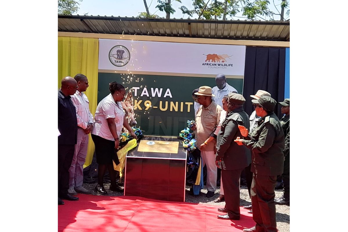 Wildlife foundation hands over K9 unit facility to strengthen Tanzania’s fight against wildlife trafficking