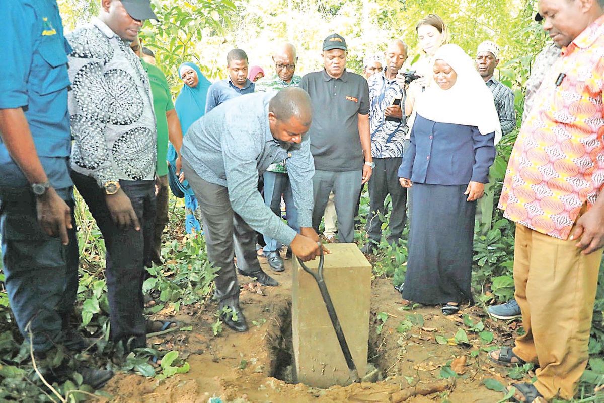 Zanzibar forest gets boundary beacons to curb encroachment