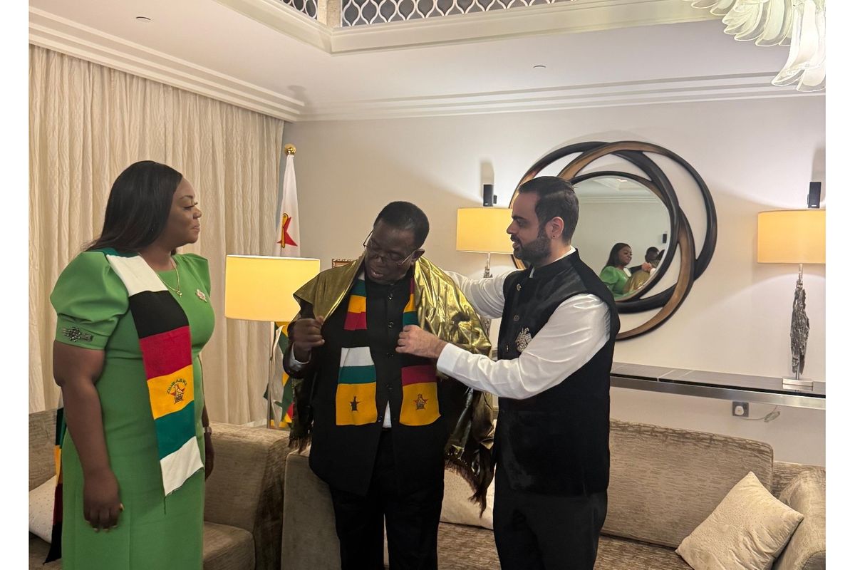 President Mnangagwa and Prateek Suri in strategic dialogue on Africa’s future