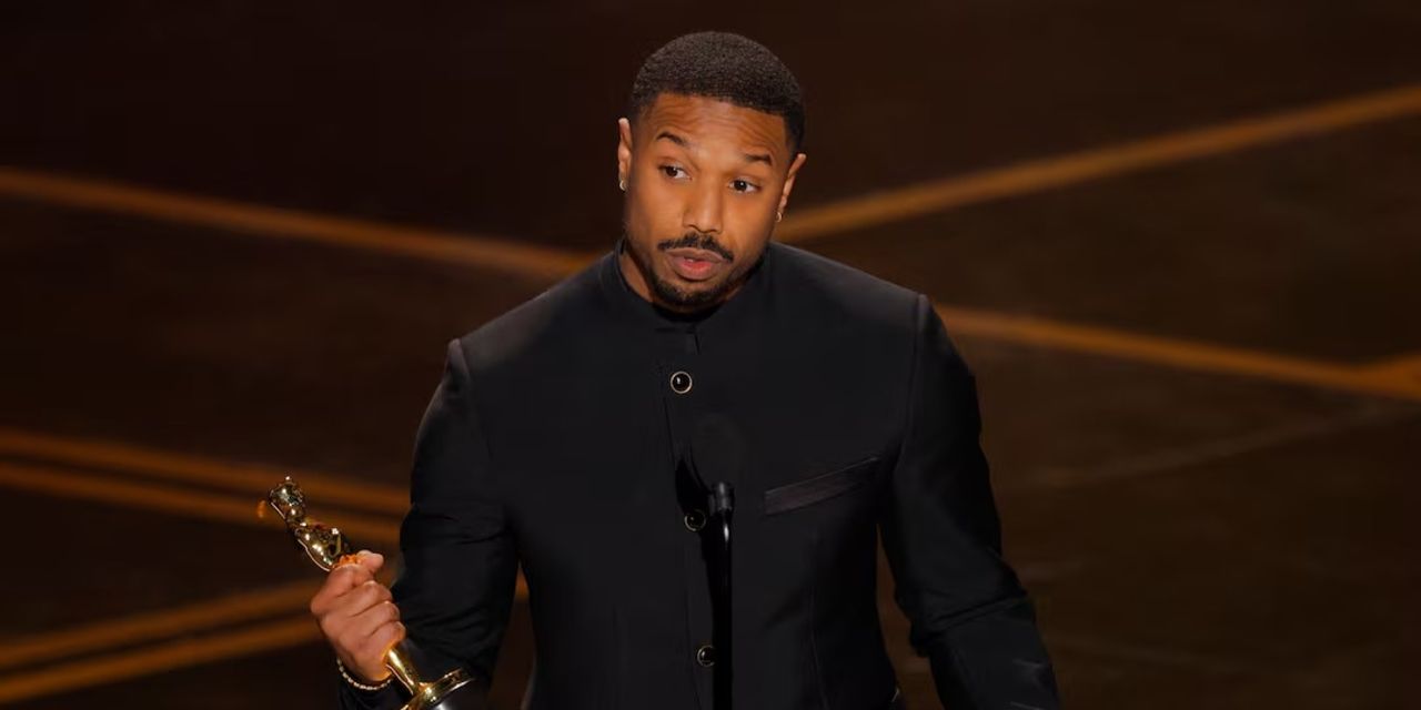 Michael B. Jordan wins best actor Oscar for dual role in 'Sinners ...