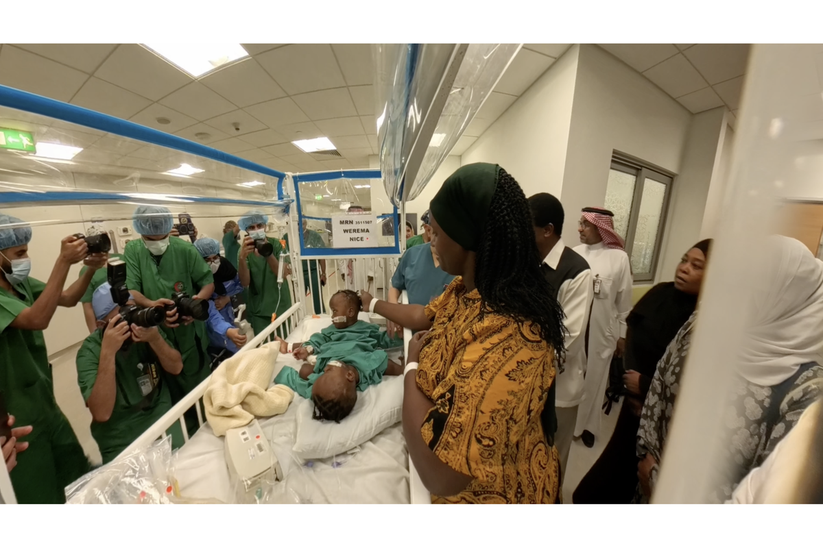 Tanzanian conjoined twins set for life-saving surgery in Riyadh