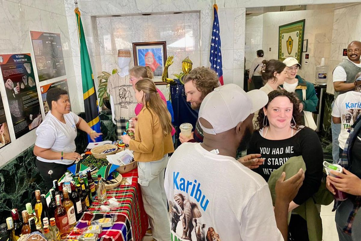 How scores of excited visitors had a glimpse of Tanzania in Washington