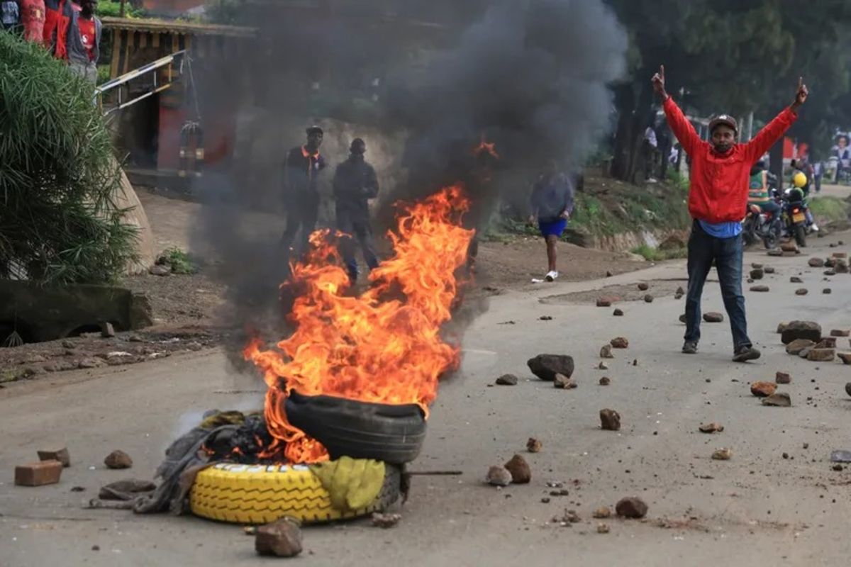 Four reported dead as Kenya fuel protests turn violent amid nationwide transport strike