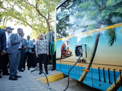Zanzibar goes green with launch of electric bus network