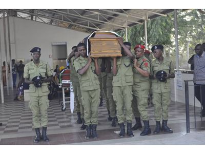 Two Tanzanian police officers killed by vehicle while crossing road
