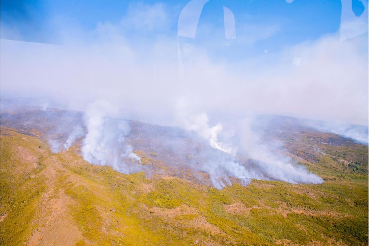 Kilimanjaro Wildfire 90% Contained on Day Three, Officials Say