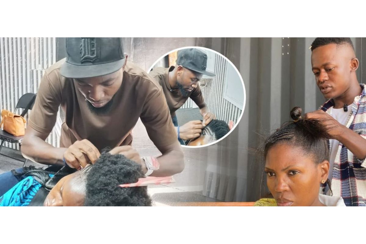 Male braiders in Tanzania turn hair styling into a thriving business
